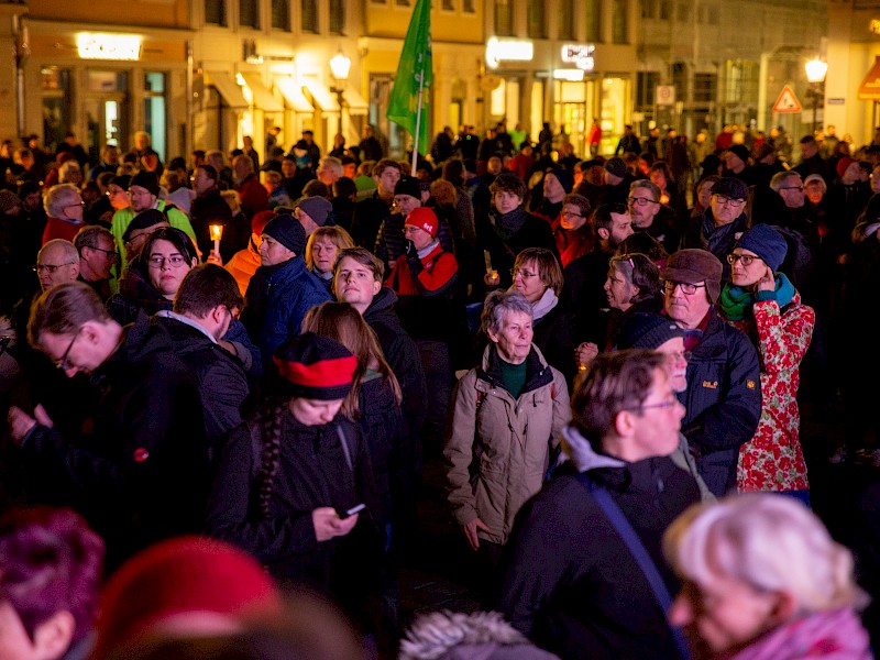 Viele Menschen sind dem Aufruf des Bündnisses 